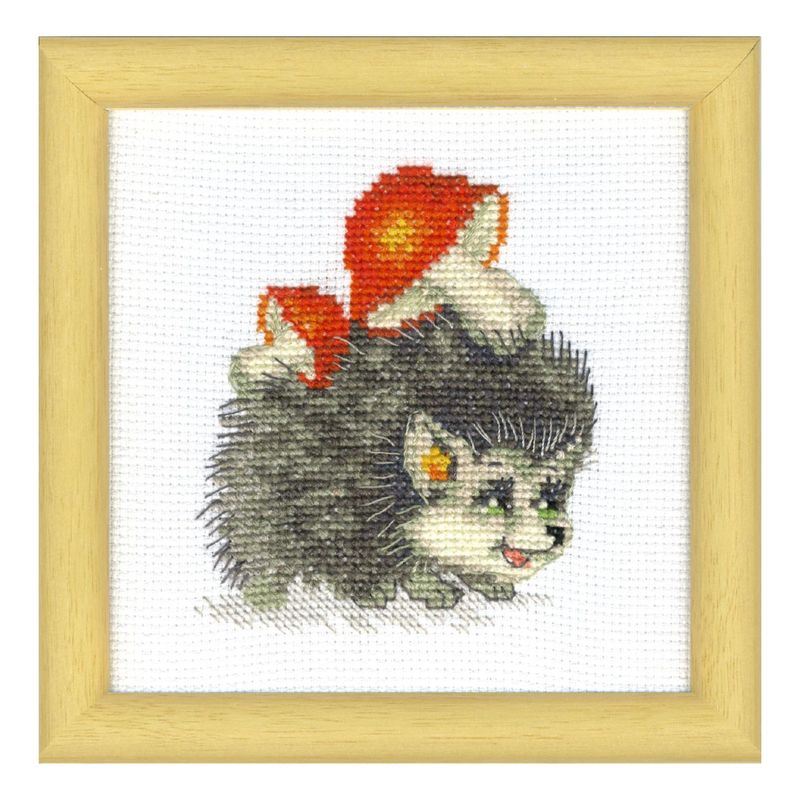 Counted Cross Stitch Kit "Practical hedgehog"