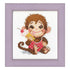 Counted Cross Stitch Kit "Gourmand monkey"