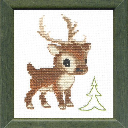 Counted Cross Stitch Kit "Forest walk"