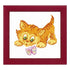 Counted Cross Stitch Kit "Familiarity with butterfly"