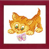 Counted Cross Stitch Kit "Familiarity with butterfly"