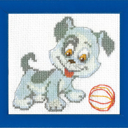 Counted Cross Stitch Kit "In the yard"