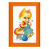 Counted Cross Stitch Kit "Fox needlewoman"