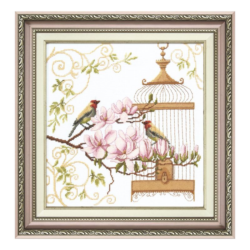 Counted Cross Stitch Kit "Singing of birds"