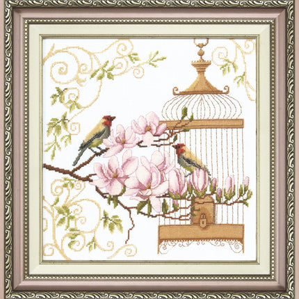 Counted Cross Stitch Kit "Singing of birds"