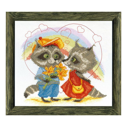 Counted Cross Stitch Kit "First love"