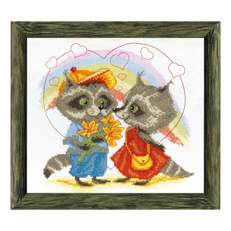 Counted Cross Stitch Kit "First love"