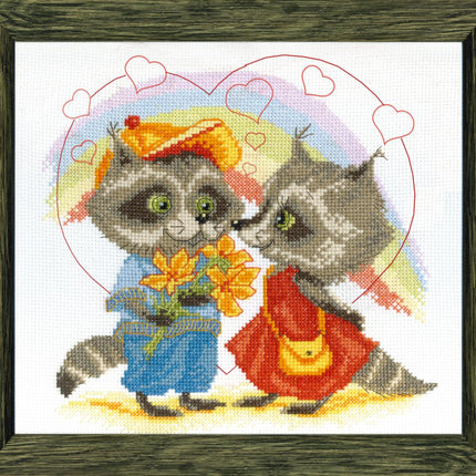 Counted Cross Stitch Kit "First love"