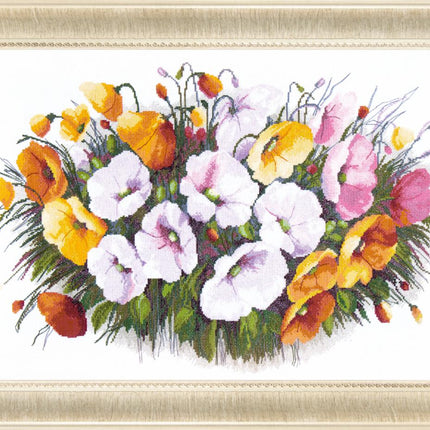 Counted Cross Stitch Kit "Bouquet for the beloved"