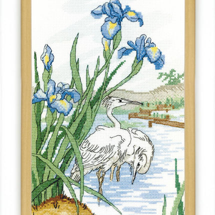 Counted Cross Stitch Kit "At the pond"