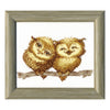 Counted Cross Stitch Kit "Small owlets"