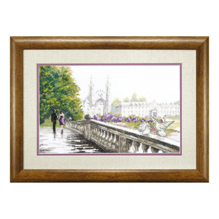 Counted Cross Stitch Kit "Bridge of lovers"