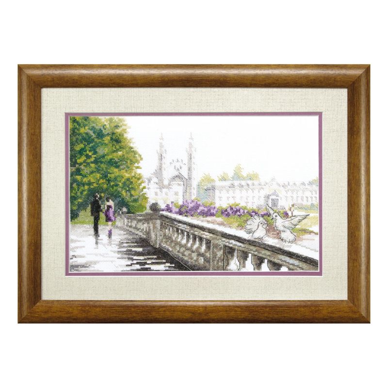 Counted Cross Stitch Kit "Bridge of lovers"