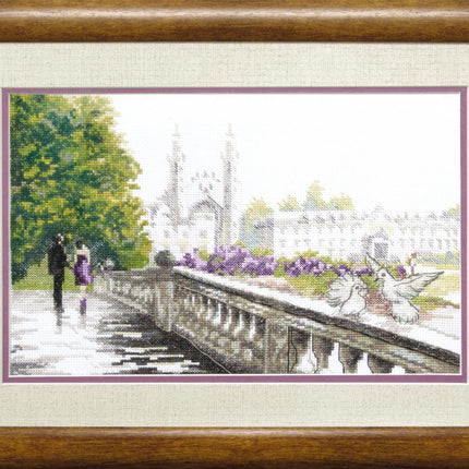 Counted Cross Stitch Kit "Bridge of lovers"