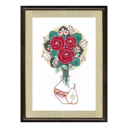 Counted Cross Stitch Kit "Blooming of pear"