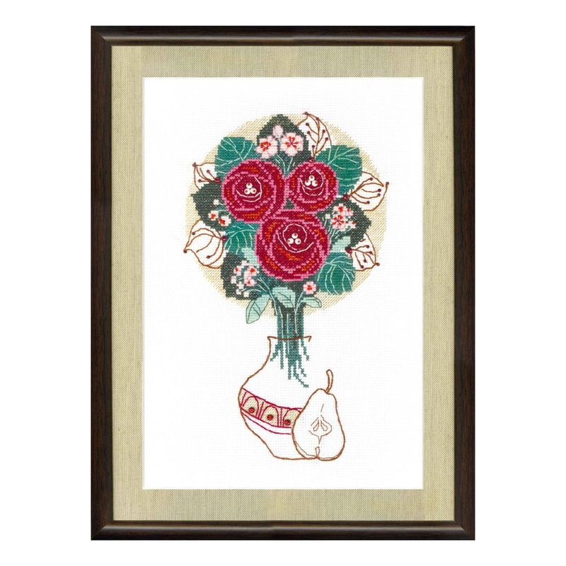 Counted Cross Stitch Kit "Blooming of pear"