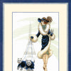 Counted Cross Stitch Kit "A walk in Paris"