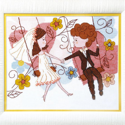 Counted Cross Stitch Kit "Jolly wedding"