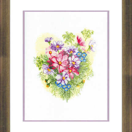 Counted Cross Stitch Kit "Summer bouquet"