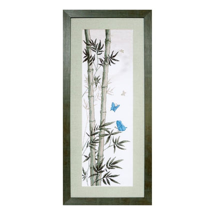 Counted Cross Stitch Kit "Mothes in bamboo stem"