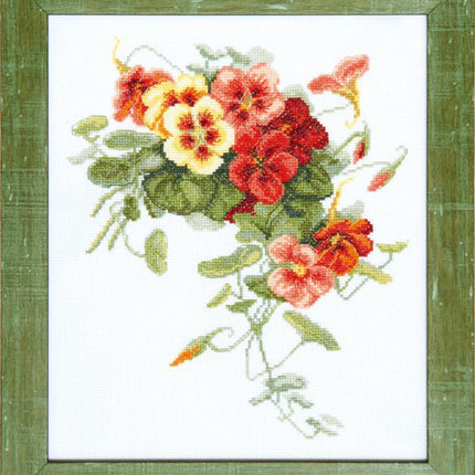 Counted Cross Stitch Kit "Nasturtium"