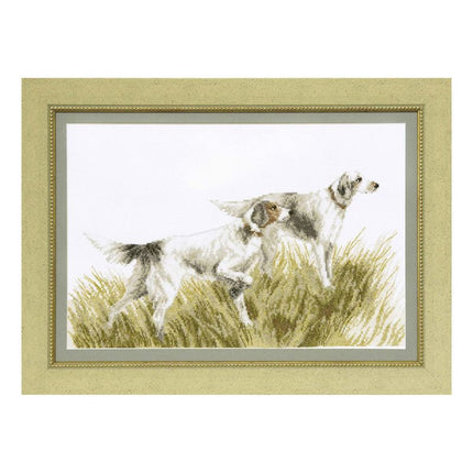 Counted Cross Stitch Kit "English setters"