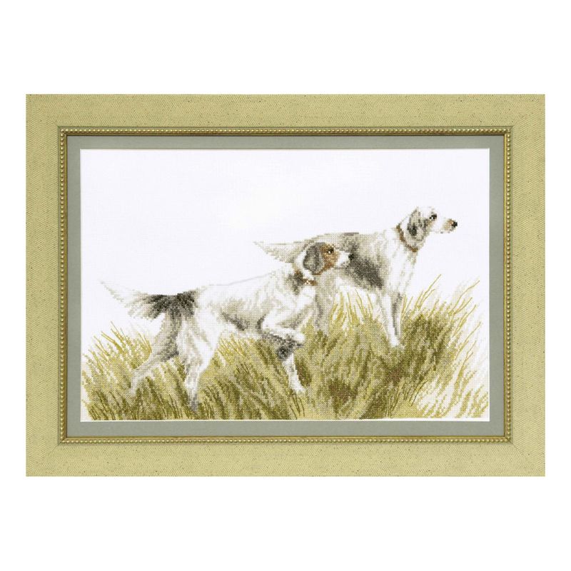 Counted Cross Stitch Kit "English setters"