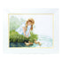 Counted Cross Stitch Kit "Girl with ducklings"