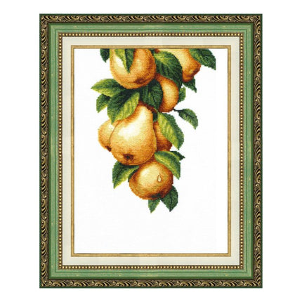 Counted Cross Stitch Kit "Juicy pear"