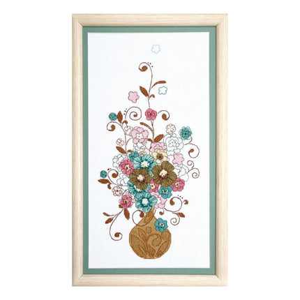 Mixed technique stitch kit "Air bouquet"