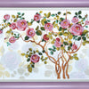 Mixed technique stitch kit "Blooming dog-rose"