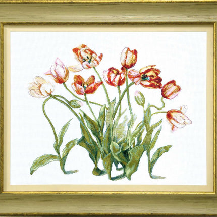 Mixed technique stitch kit "Smell of spring"
