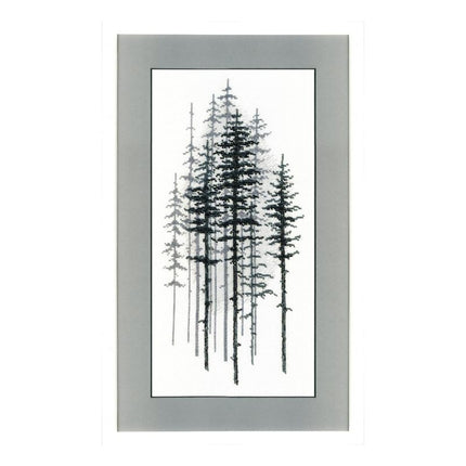 Mixed technique stitch kit "Foggy forest"