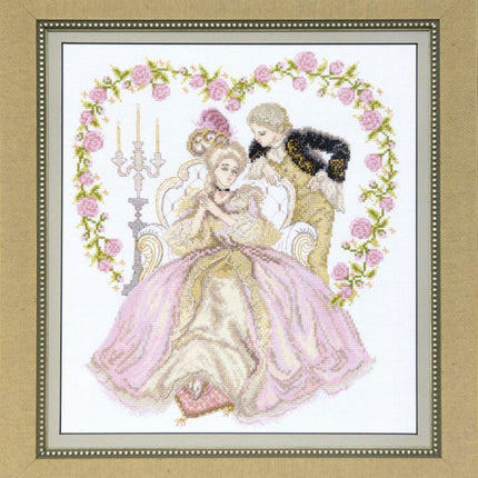 Mixed technique stitch kit "Secret meeting"