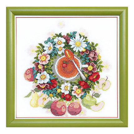 Counted Cross Stitch Kit "Summer tea"