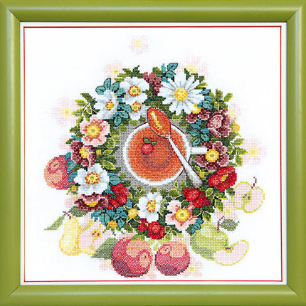 Counted Cross Stitch Kit "Summer tea"