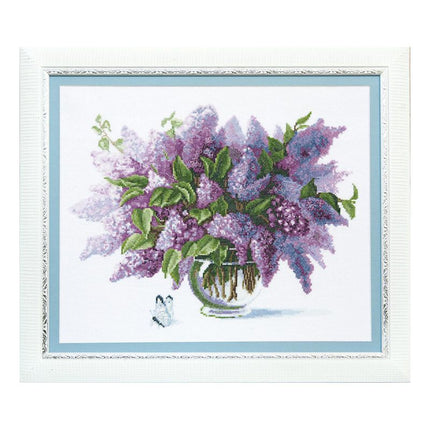 Counted Cross Stitch Kit "Lilac in blooming"