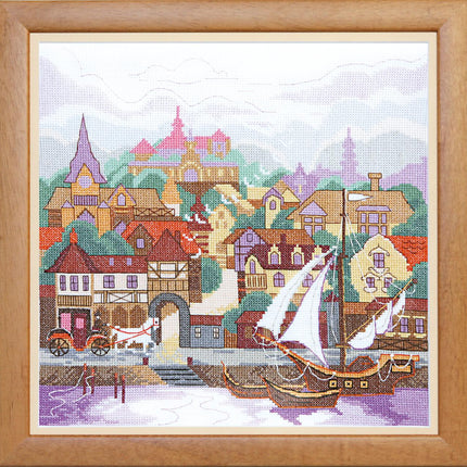 Counted Cross Stitch Kit "White sail"