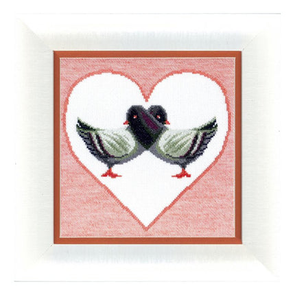Counted Cross Stitch Kit "Pigeons"