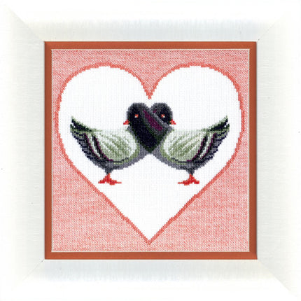 Counted Cross Stitch Kit "Pigeons"