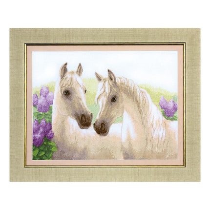 Counted Cross Stitch Kit "Lilac sunrise"