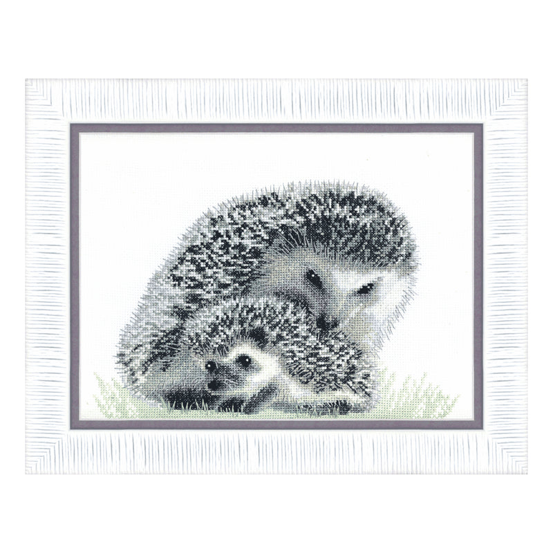 Counted Cross Stitch Kit "Hedgehogs"