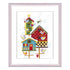 Counted Cross Stitch Kit "Nestling box in winter"