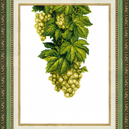 Counted Cross Stitch Kit "Amber grapes"