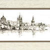 Counted Cross Stitch Kit "Memories of Prague"