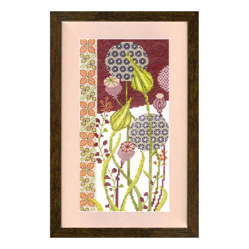 Counted Cross Stitch Kit "Poppy field"