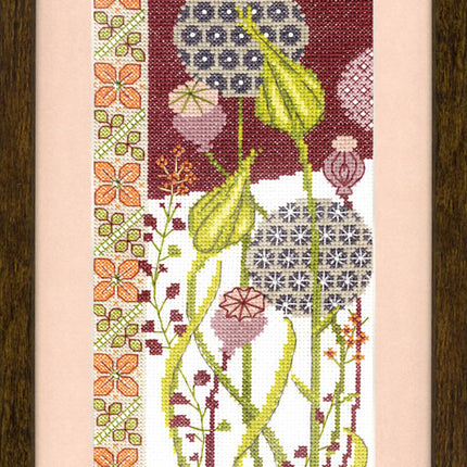 Counted Cross Stitch Kit "Poppy field"