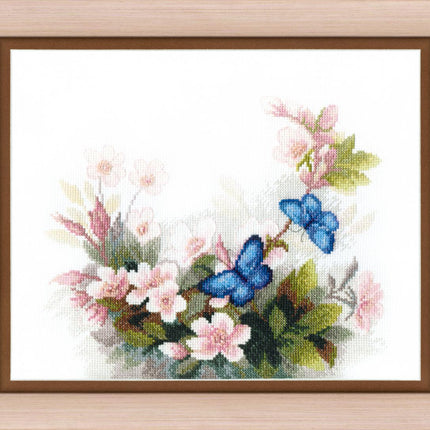 Counted Cross Stitch Kit "The mystery of the morning dew"