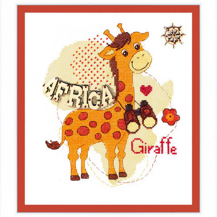Counted Cross Stitch Kit "Child's world. Africa"