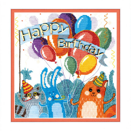 Counted Cross Stitch Kit "Happy birthday!"